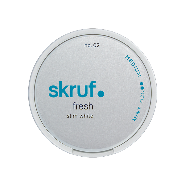 No. 2 Fresh Mint Medium Slim White